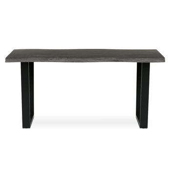 Jedálenský stôl BONITO sivý dub/čierna, šírka 160 cm 2