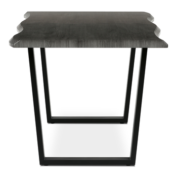 Jedálenský stôl BONITO sivý dub/čierna, šírka 160 cm 3