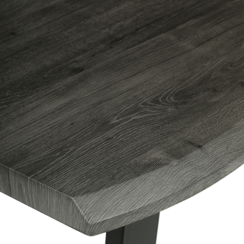 Jedálenský stôl BONITO sivý dub/čierna, šírka 160 cm 5