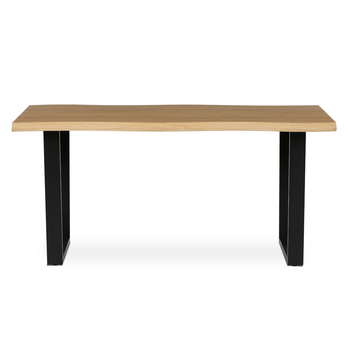 Jedálenský stôl BONITO divoký dub/čierna, šírka 160 cm 2