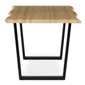 Jedálenský stôl BONITO divoký dub/čierna, šírka 160 cm 3