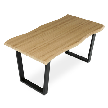 Jedálenský stôl BONITO divoký dub/čierna, šírka 160 cm 4