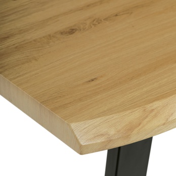 Jedálenský stôl BONITO divoký dub/čierna, šírka 160 cm 5