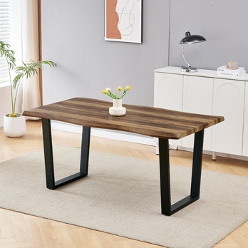 Jedálenský stôl BONITO staré drevo/čierna, šírka 160 cm 1