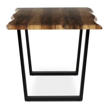 Jedálenský stôl BONITO staré drevo/čierna, šírka 160 cm 3