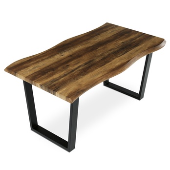 Jedálenský stôl BONITO staré drevo/čierna, šírka 160 cm 4