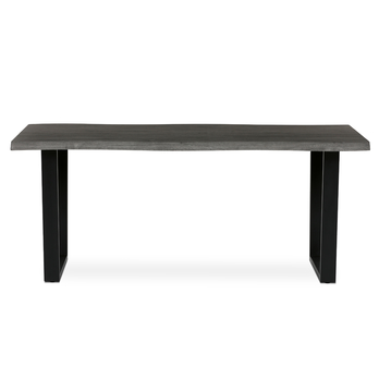 Jedálenský stôl BONITO sivý dub/čierna, šírka 180 cm 2