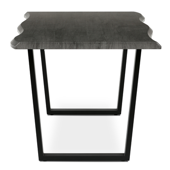 Jedálenský stôl BONITO sivý dub/čierna, šírka 180 cm 3