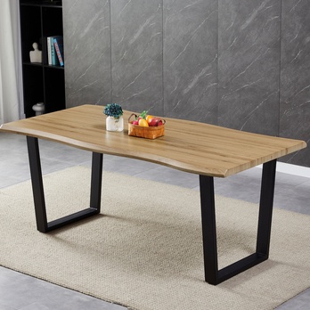 Jedálenský stôl BONITO divoký dub/čierna, šírka 180 cm 1