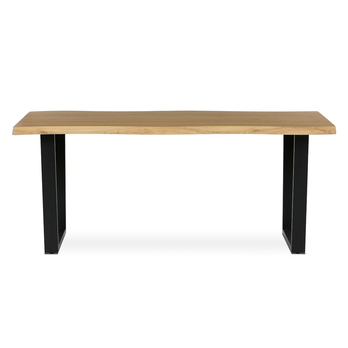 Jedálenský stôl BONITO divoký dub/čierna, šírka 180 cm 2