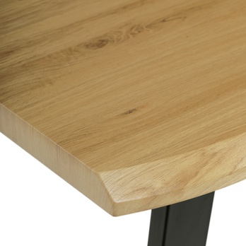 Jedálenský stôl BONITO divoký dub/čierna, šírka 180 cm 5