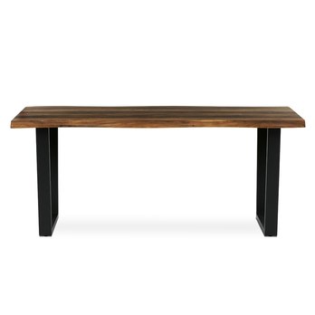 Jedálenský stôl BONITO staré drevo/čierna, šírka 180 cm 2