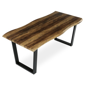 Jedálenský stôl BONITO staré drevo/čierna, šírka 180 cm 4