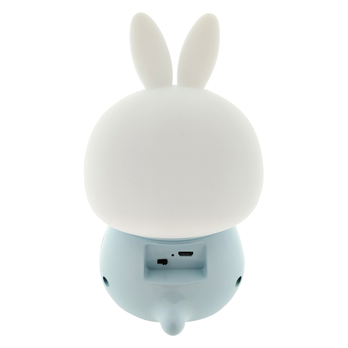 Detská nočná lampa BONNY biela/modrá 3