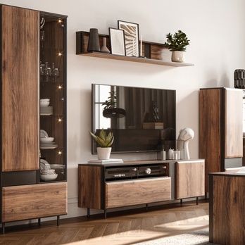 TV komoda BORGA 03 dub catania/čierna 4