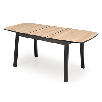 Jedálenský stôl BORRAL dub artisan/čierna 6