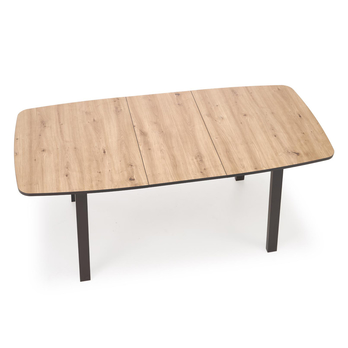 Jedálenský stôl BORRAL dub artisan/čierna 7
