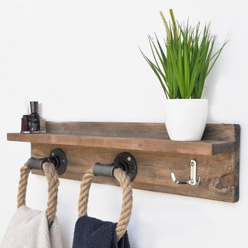 Predsieňový panel BORU orech/čierna 2