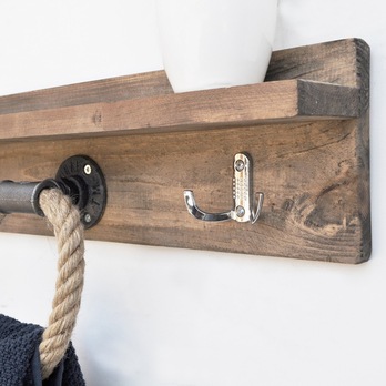 Predsieňový panel BORU orech/čierna 3