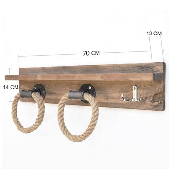 Predsieňový panel BORU orech/čierna 4