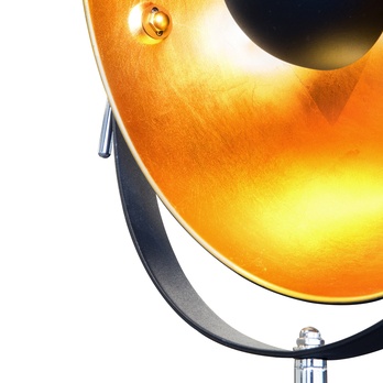 Stojacia lampa BOWY čierna/zlatá 5
