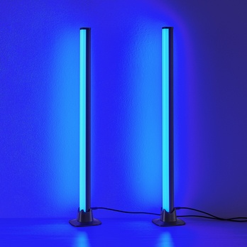 Sada 2ks LED RGB lámp BOY čierny kov 3