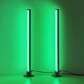 Sada 2ks LED RGB lámp BOY čierny kov 5