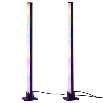 Sada 2ks LED RGB lámp BOY čierny kov 1