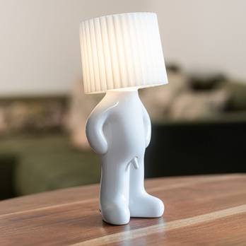 Stolná lampa BOY biela 1