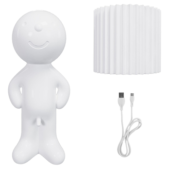 Stolná lampa BOY biela 2