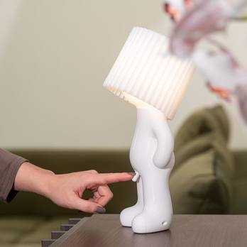Stolná lampa BOY biela 3