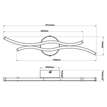 Stropné svietidlo BOYD 2 čierna 7
