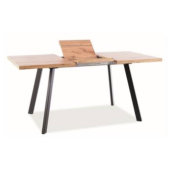 Jedálenský stôl BRACK dub artisan/čierna 2