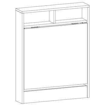 Stôl BRACKET biela 4