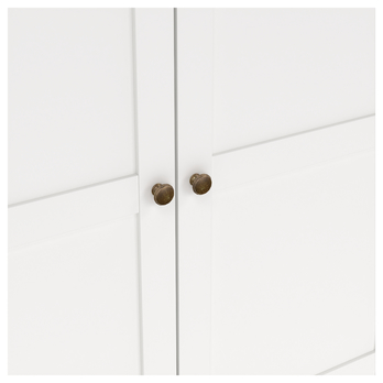 Šatníková skriňa BRAIDY biela 5