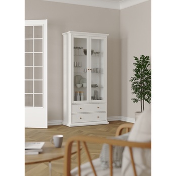 Vitrína BRAIDY biela 1