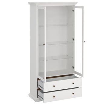 Vitrína BRAIDY biela 2