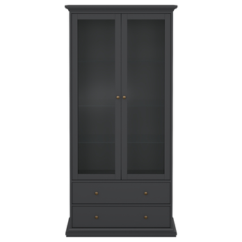 Vitrína BRAIDY sivá 4