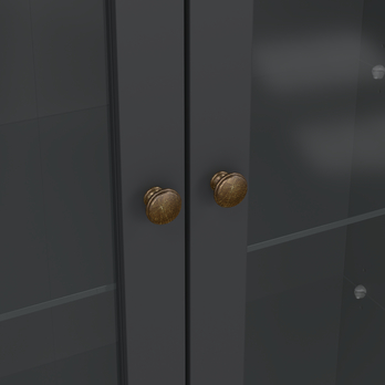 Vitrína BRAIDY sivá 7