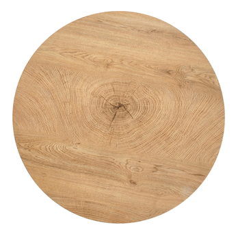 Konferenčný stolík BRAKLY dub/čierna, priemer 80 cm 1