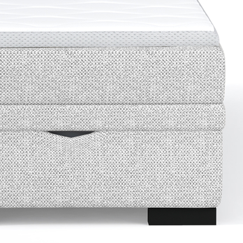 Posteľ boxspring BRAM svetlosivá, 180x200 cm 5