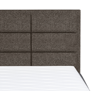 Posteľ boxspring BRAM tmavohnedá, 180x200 cm 4