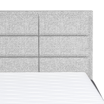 Posteľ boxspring BRAM svetlosivá, 140x200 cm 5