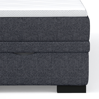 Posteľ boxspring BRAM tmavomodrá, 140x200 cm 5