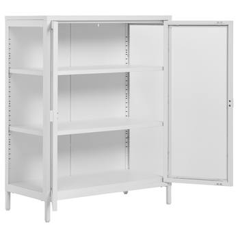 Vitrína BRASBONI 3 biela 1