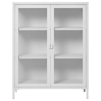 Vitrína BRASBONI 3 biela 2