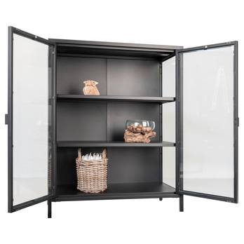 Vitrína BRASBONI III čierna 5