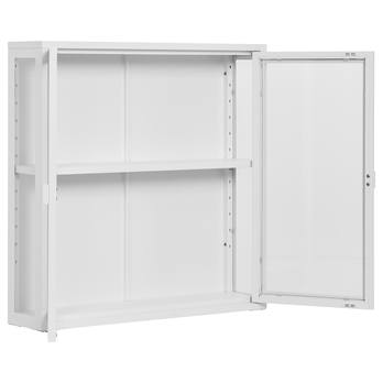 Nástenná vitrína BRASBONI biela 1