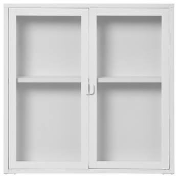 Nástenná vitrína BRASBONI biela 2