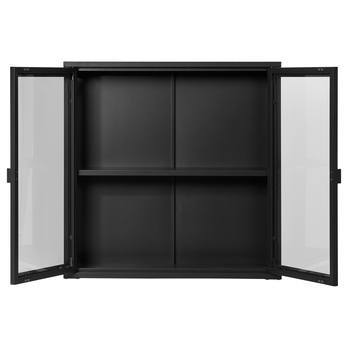 Nástenná vitrína BRASBONI čierna 3